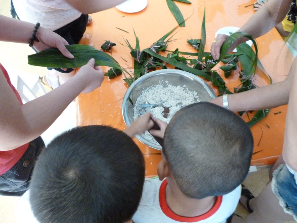 Making dumplings! Making dumplings!
