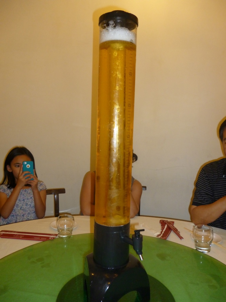 3 litres of beer!