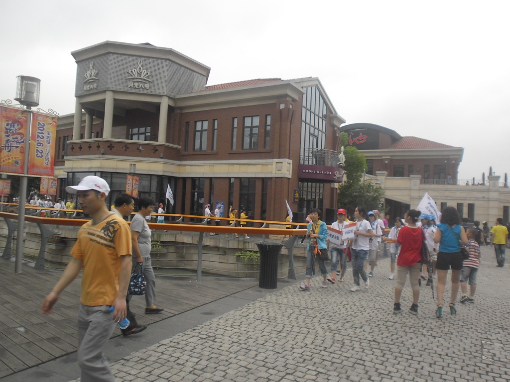 Arriving a the Dragon Boat festival